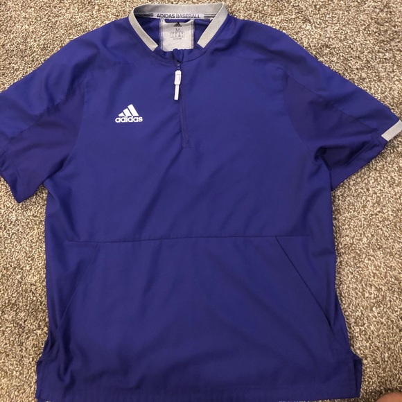adidas short sleeve wind jacket